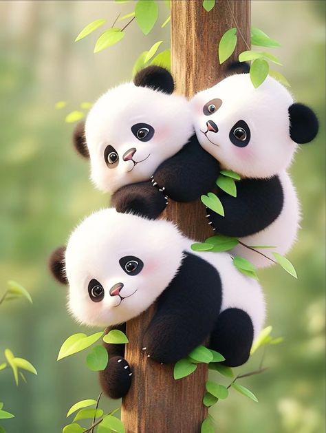 Panda Bears Wallpaper, Cute Wallpapers For Android, Cute Panda Cartoon, Panda Drawing, Teddy Bear Wallpaper, Cute Bunny Pictures, Cute Mobile Wallpapers, Panda Bears, Cute Panda Wallpaper