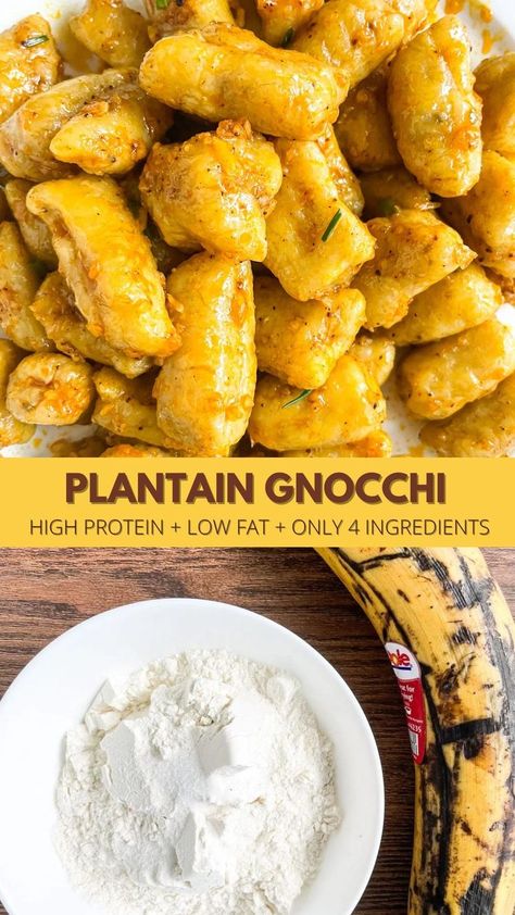 Gnocchi Recipes Healthy, Easy Gnocchi, Vegan Pesto Sauce, How To Cook Plantains, Plantain Recipes, Sweet Potato Gnocchi, Gnocchi Recipes, Jamaican Recipes, Caribbean Recipes