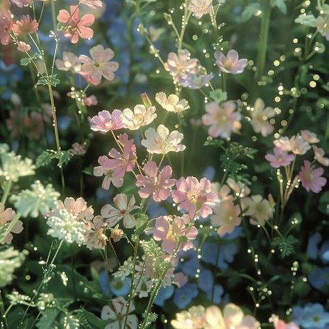 Pretty Flower Aesthetic, Sage Green Widgets Long, Green And Pink Widget, Light Pink And Green Aesthetic, Green Ethereal Aesthetic, Dear Arkansas Daughter, Gaby Core, Spring Flowers Aesthetic, Bunny Burrow