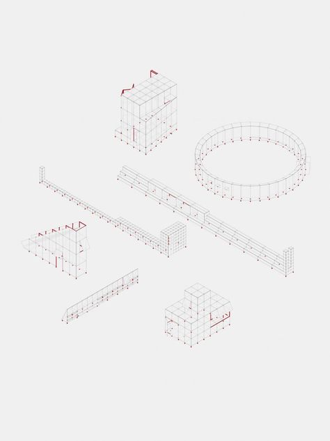 Technical University Munich students share adaptive reuse projects Architect Life, Junya Ishigami, Car Parks, Green Facade, Architecture Presentation Board, Architecture Graphics, Architecture Design Concept, Adaptive Reuse, Structure Architecture