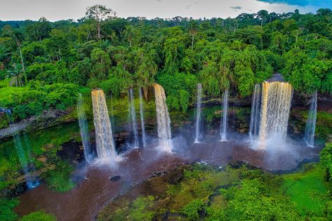 Agbokim waterfalls is situated in Etung local government area, about 315 kilometers from Calabar the capital city of Cross River state. Surrounded by a ric... Lookout Mountain Chattanooga, Rainbow Waterfall, River Trip, Cross River, Largest Waterfall, Tropical Rainforest, Boat Trips, Art Google, Tourist Attraction