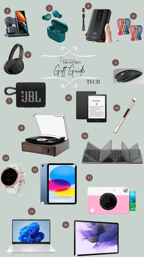 Tech Gifts for those who love gadgets Gadgets And Gizmos For Men, Tech Gifts For Boyfriend, Gifts For A Tech Guy, Tech Gadgets Gift Basket, Tech Gifts For Teenagers, Cool Gifts For Men Amazon.com, Gadget Gifts For Men, Christmas Gadgets, Top Tech Gifts