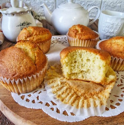 Muffin Allo Yogurt, Healthy Foods, Finger Foods, Air Fryer, Yogurt, Aurora, Muffins, Dessert, Healthy Recipes