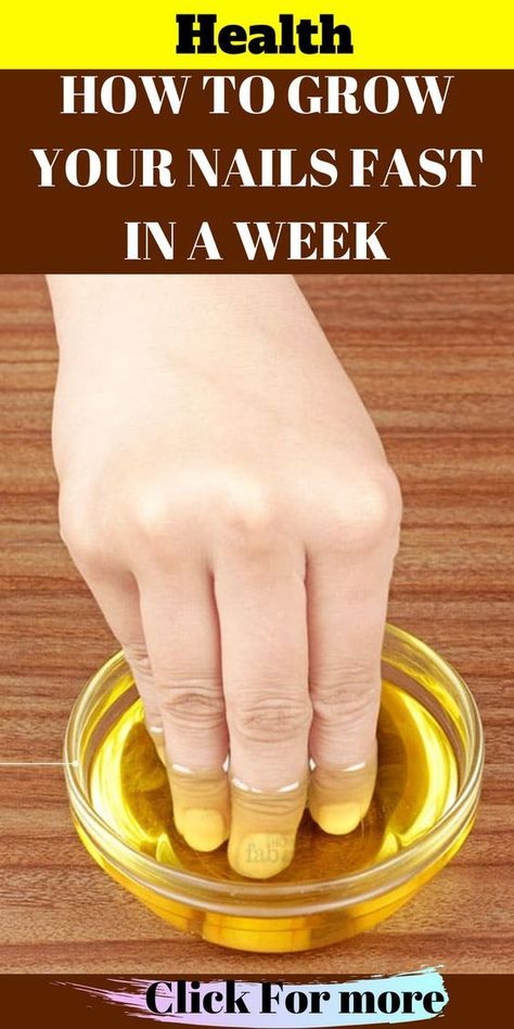 HOW TO GROW YOUR NAILS FAST IN A WEEK Nail Growth Remedies, Grow Your Nails Faster, Nails Grow Faster, Nails Growth, Nail Growth Faster, Healthy Nail Polish, Grow Long Nails, Nail Growth Tips, Grow Nails Faster