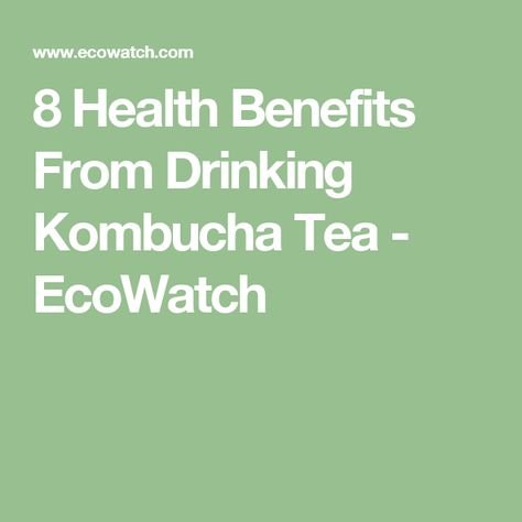 8 Health Benefits From Drinking Kombucha Tea - EcoWatch Kombucha Health Benefits, Benefits Of Kombucha, Type Of Tea, Kombucha Benefits, Tea Health, Fermented Tea, Kombucha Tea, Tea Health Benefits, Mother Earth News