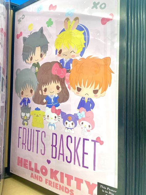 Fruits Basket Sanrio, Fruits Basket X Sanrio, Fruits Basket Merch, Shoujo Life, Cute Fruit, Fruits Basket, Pusheen, Fruit Basket, Christmas Wishlist