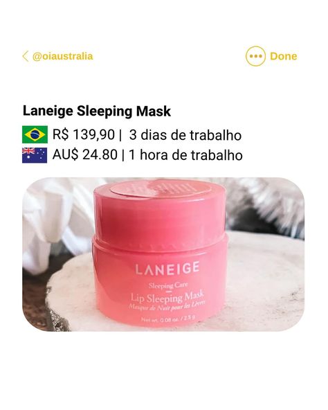 Estes são os produtos de beleza mais desejados no momento! O corretivo da Tarte foi o que mais me chocou! 🔎 Sites Amazon Brasil e Amazon Australia #custodevidaaustralia #intercambioaustralia #produtosdebeleza #vidanaaustralia #intercambio #preços Sleep Mask, Lips, Australia, Quick Saves