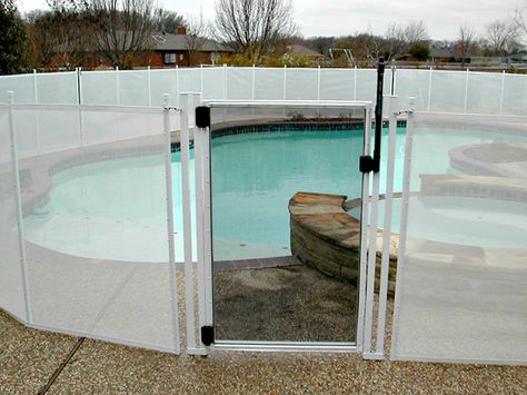 Why Black Is the Most Transparent Color of Pool Fence Mesh? Acrylic Pool Fence, Frameless Glass Pool Fence, Safety Pool Fence Ideas, Above Ground Pool Safety Fence, Removable Pool Fence, Mesh Pool Fence, Pool Safety Fence, Safety Fence, Pool Safety