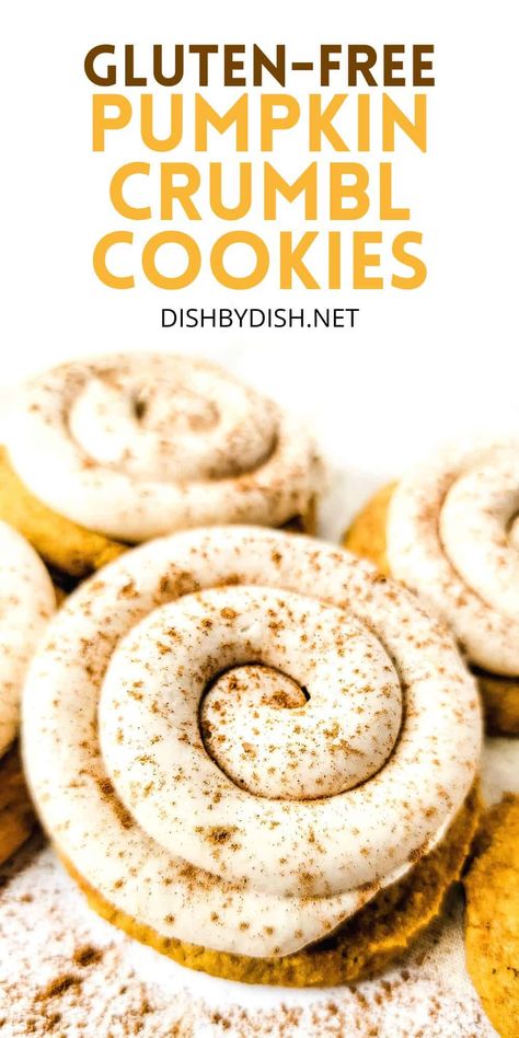 Gluten Free Pumpkin Cookies, Gluten Free Pumpkin Recipes, Dairy Free Pumpkin, Crumbl Cookies, Dairy Free Cookies, Easy Gluten Free Desserts, Cookies Gluten Free, Gluten Free Cookie Recipes, Slow Cooker Desserts