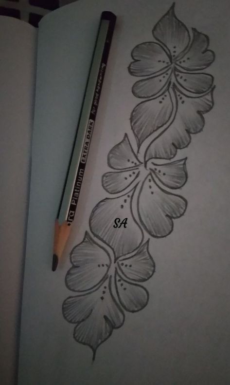 Mehandi Design Pencil Drawing, Mehandi Designs Drawing, Pencil Mehandi Design, Mehandi Designs Pencil Sketch, Mehndi Designs Pencil Sketch, Mehndi Designs Pencil, Pencil Mehndi Design, Mehendi Sketch, Easy Back Hand Mehndi