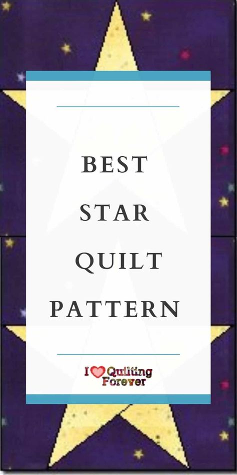 Bed Quilt Patterns, Hunters Star Quilt, Star Quilt Pattern, Quilt Blocks Easy, Circle Quilts, Quilt Block Patterns Free, Start Quilting, Barn Quilt Patterns, Quilting Templates