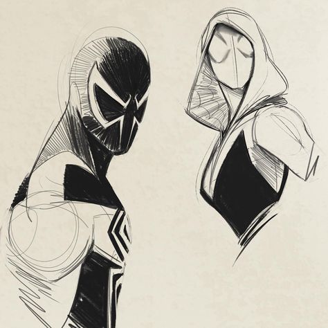 Billy King en Instagram: “I skipped ahead and sketched a Miles from “Into the spider-verse”…I dig the suit. Sorry Spider-Ham…I’ll get to you next 😂…” Miguel O'hara Sketch Pencil, Gwen And Miguel, Spiderman Drawing Sketches, Spiderman Sketchbook, Marvel Sketchbook, Spiderman Sketches, Marvel Art Drawings, Spiderman Comic Art, Comic Art Sketch