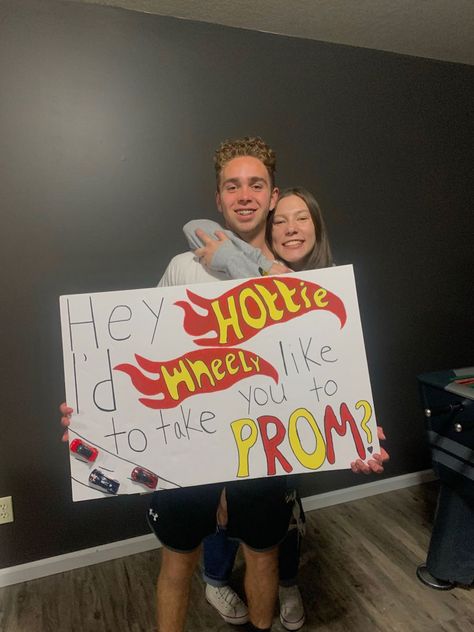 cute promposals
unique promposal ideas
promposal ideas for him
promposal
funny promposal ideas Cute Promposal Ideas For Friends, Ask To A Dance Ideas, Wrestler Promposal, Prom Sign Ideas For Boyfriend, Hotwheel Promposal, Formula 1 Promposal, Mcdonalds Promposal, Cheesy Promposal Ideas, Hot Wheel Promposal