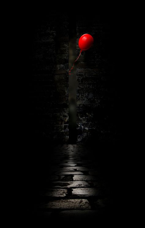 Es Pennywise, Balloons Photography, Pennywise The Clown, Color Splash Photography, Red Photography, Splash Photography, Scary Wallpaper, Charcoal Drawings, Wallpaper Tumblr