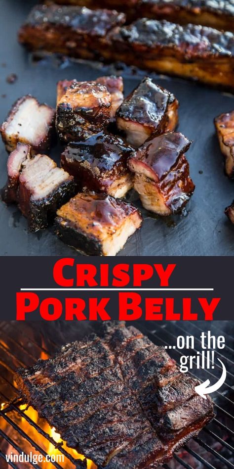 Grilled Pork Belly, Sweet Red Chili Sauce, Pork Belly Recipes Crispy, Smoked Pork Belly, Grilling Recipes Pork, Pork Bites, Smoked Beef Brisket, Easy Thanksgiving Recipes, Pork Belly Recipes