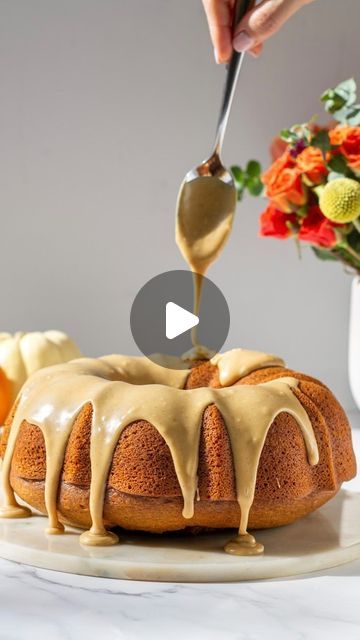 Maddie & Jules on Instagram: "PUMPKIN BUNDT CAKE WITH MAPLE ICING. Everyone’s go to pumpkin dessert is a pumpkin bread, but have you tried a pumpkin bundt cake? It is really the unsung pumpkin dessert. Not only does it look pretty but it’s also one of the easiest things to make. This particular bundt cake is one of our favorites. It is a spiced pumpkin bundt cake with thick, creamy drips of maple icing. The cake is heavily spiced, tender, and pairs perfectly with the creamy maple icing. 

Full pumpkin bundt cake linked in bio or visit https://kitchen-by-the-sea.com/pumpkin-bundt-cake-with-maple-icing/

We hope you love it just as much as we do!

Ingredients
Cake
2 cups pumpkin puree
2 3/4 cups all purpose flour
1 1/2 tablespoons ground cinnamon
1 teaspoon ground ginger
2 teaspoons ground n Pumpkin Spice Cake With Maple Glaze, Paleo Pumpkin Bundt Cake, Caramel Pumpkin Bundt Cake, Pumpkin Bunt Cake, Pumpkin Bundt Cake With Maple Glaze, Pioneer Woman Pumpkin Rum Bundt Cake, Pumpkin Bundt Cake, Food Substitutions, Bundt Cakes Recipes