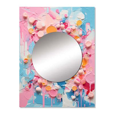 In an industry that has seen very little innovation over the years, we proudly brings you our exclusive collection of mirrors with printed designs. Mirror wall decors, a staple decor item in every home have now become more than just a mirror- they have become piece of art. Our decorative mirror design can be use as Mirror for entryway, desk, living room or mirror for bathroom. The round mirror over printed rectangular Metal Art itself is of the highest quality measuring 1/4 inch in thickness and Entryway Desk, Traditional Mirrors, Mirror Design, Home Pink, Decorative Mirror, Large Mirror, Round Mirror, Mirror Designs, Accent Mirrors