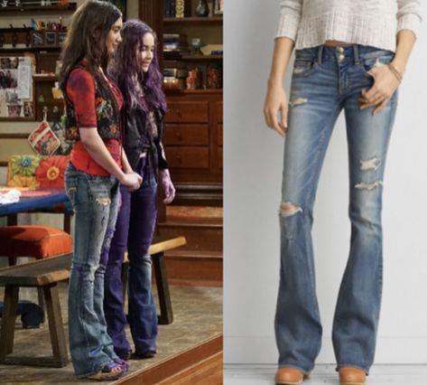 Maya Girl, Riley Matthews, Rowan Blanchard, Wardrobe Goals, Fandom Fashion, Girl Meets World, Character Creation, Disney Outfits, Flared Jeans