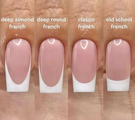 Summer Nails French Tip White, French Tip Styles, Gel Paint, Job 3, Nails Ombre, Nagel Tips, Liner Brush, Nails Aesthetic, Work Nails