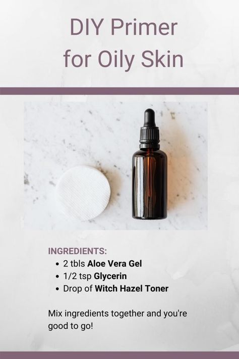 DIY Primer for Oily Skin - Make a Primer at Home | Skincare Lab Diy Moisturizer For Oily Skin, Diy Face Primer For Makeup, Diy Primer Makeup, Diy Face Serum Recipe, Diy Face Primer, Remedies For Oily Skin, Skincare Lab, Diy Primer, Pretty Farm