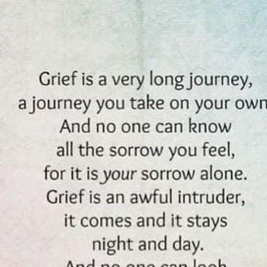 Grieving Moms Forever on Instagram: "This is a beautiful piece written by Anne Peterson about grief. I love how she describes it as “Grief is an awful intruder, it comes and it stays night and day.” #grievingmomsforever #grief #missingmysons" Loss Of Son Sympathy For, Grieve Quotes Inspirational Strength, Losing Parents Quotes, Griefing Your Husband Quotes, Griefing Your Dad Quotes, Griefing Your Mom Quotes, Griefing Your Grandmother, Grievance Quotes, Griefing Your Husband