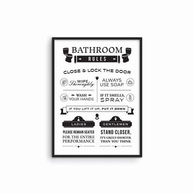 Bathroom Signs Funny, Bathroom Etiquette, Funny Toilet Signs, Art Toilet, Toilet Signs, Cloakroom Toilet, Haus And Hues, Toilet Rules, Bathroom Decor Signs