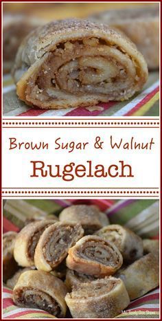 Brown Sugar and Walnut Rugelach: You won't believe how easy these are to make! | Ms. Toody Goo Shoes Rugelach Recipe, The Secret Life Of Bees, Sukkot, Jewish Recipes, C Is For Cookie, Rosh Hashanah, Cookies Recipes Christmas, Christmas Goodies, Cookies Brownies