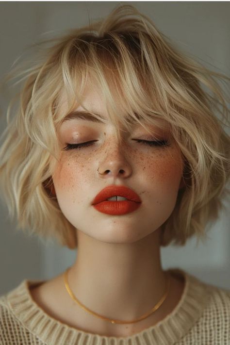 Chin Length Haircuts, Blonde Bob Haircut, Choppy Bob Haircuts, 얼굴 드로잉, Hair Quiz, Chin Length, Blonde Bobs, Haircuts For Fine Hair, Cool Haircuts