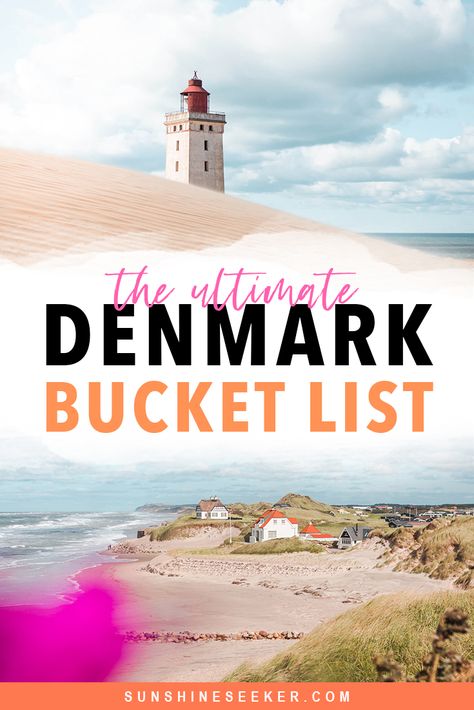 101+ Denmark sights and attractions you should add to your bucket list now! From dreamy beaches and impressive castles to world-class museums and delicious Danish pastries. Click through to see why Denmark is one of my favorite travel destinations! Denmark Bucket List, Denmark Travel Guide, Danish Pastries, Brick Houses, Visit Denmark, Copenhagen Travel, Denmark Travel, Scandinavia Travel, Summer Vacations