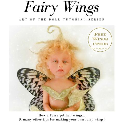 Fairy Wings Tutorial Wings Inspiration, Doll Dress Form, Iridescent Wings, Wings Art, Trial And Error, Vellum Paper, Doll Tutorial, Fairy Wings, Doll Eyes