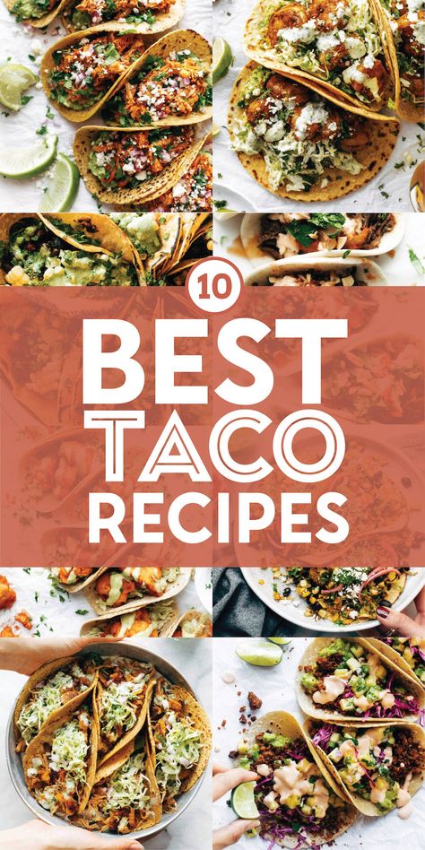 Chicken Tinga Tacos Recipe, Spicy Korean Beef, Spicy Walnuts, Korean Beef Tacos, Spicy Fish Tacos, Chicken Crisps, Chicken Tinga, Pinch Of Yum, Fresh Guacamole