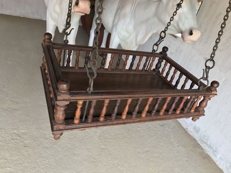 Baby Jhula, Cinderella Bed, Cradle Decoration, Princess Pillow, Wooden Cradle, Baby Doll Bed, Indian Living Room, Butterfly Bedding, Kerala House