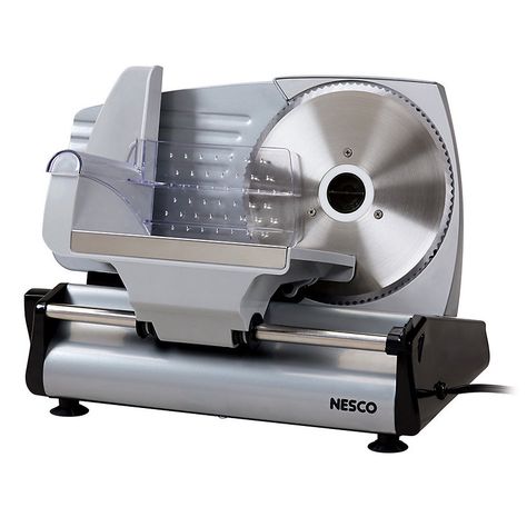 Nesco Electric Food Slicer | Kohls Kitchen Slicers, Bakery Equipment, Deli Shop, Meat Preparation, Meat Slicer, Bread Slicer, Food Slicer, Deli Style, Meat Slicers