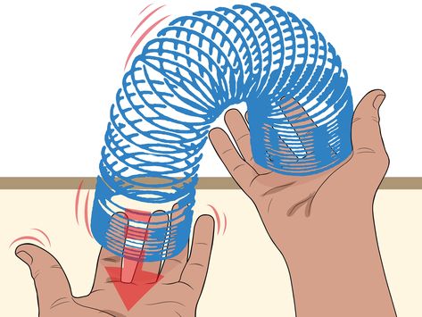 How to Do Cool Tricks With a Slinky Slinky Tattoo, Slinky Toy, Cool Tricks, Blue Slime, Personal Investigation, Childhood Toys, 10th Birthday, Kids Activities, Cricut Ideas