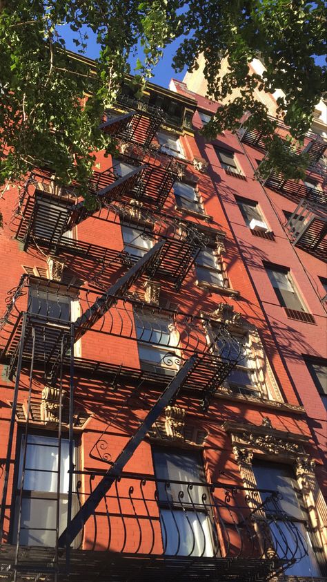 new york fire eacapes apartments New York Fire Escape Aesthetic, Nyc Apartment Fire Escape, New York Fire Escape, Last Shot, Fire Escape, New York Apartment, Red Bricks, Dream Life, Mood Board