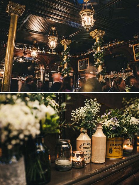 Pub Wedding Reception, Speakeasy Wedding, Bar Deco, Pub Wedding, London Wedding Venues, Brewery Wedding, Belfast City, Ireland Wedding, Pub Decor