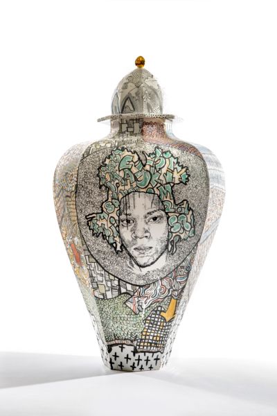 Meet Roberto Lugo, the Potter Making Ceramics of Biggie and Basquiat Roberto Lugo, Debut Theme, American Exceptionalism, Grayson Perry, Design Miami, Urban Graffiti, African Diaspora, Ceramic Vessel, Portrait Gallery