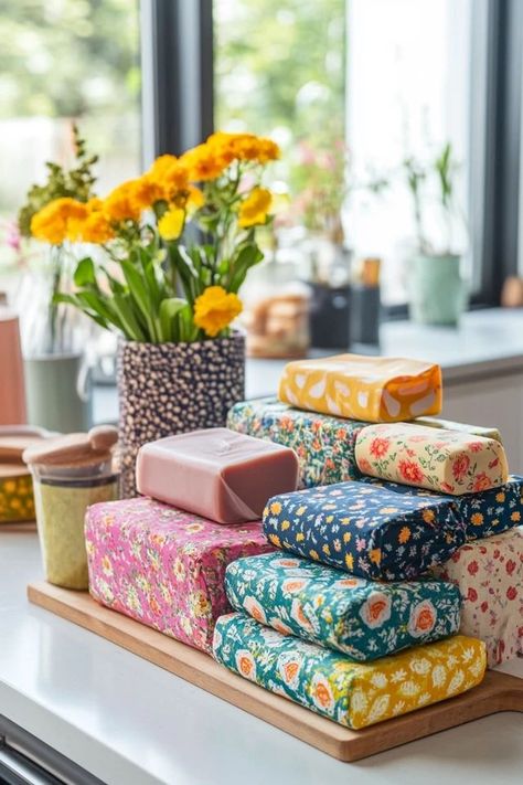 "DIY Beeswax Wraps for Sustainable, Reusable Food Storage 🧴🌿" Make the switch to eco-friendly food storage with these easy DIY beeswax wraps! They’re perfect for keeping food fresh while reducing waste. 🍃✨ #DIYEcoFriendly #BeeswaxWraps #ZeroWasteLiving #SustainableFoodStorage #EcoFriendlyKitchen Beeswax Wraps Diy, Eco Friendly Crafts, Diy Beeswax Wrap, Bees Wax Wraps, Natural Shampoo Bar, Wax Wraps, Beeswax Wraps, Sustainable Accessories, Eco Friendly Kitchen