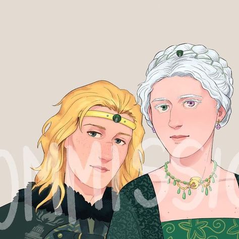 Vaz🥟 on Instagram: "Gaerion and Rhaelys, @ladymiserywp ‘s ocs!! It’s always a pleasure to work with her 🥰  #asoiaf #asoiafoc #asoiaffanart #houseofthedragon #hotd #asongoficeandfire #oc #gameofthrones" Got Oc Character, Lys Asoiaf, Dragons Asoiaf, Got Oc, Asoiaf Oc, Oc Character, Lady Art, Targaryen Art, House Targaryen