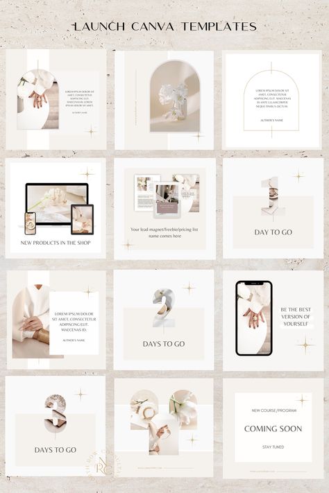 23 Launch Instagram Posts Canva Templates Launch Brand Instagram, Instagram Launch Post, Filler Content Instagram, Brand Launching Instagram Post, Services Instagram Post, Canva Product Design, Brand Launch Instagram Post Ideas, New Launch Instagram Post, Product Launch Instagram Post