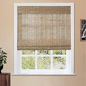 Roman Shades For Doors, Woven Roman Shades, Light Filtering Blinds, Bamboo Roman Shades, Cordless Roman Shades, Custom Window Blinds, Kitchen Windows, Privacy Shades, Blinds Design