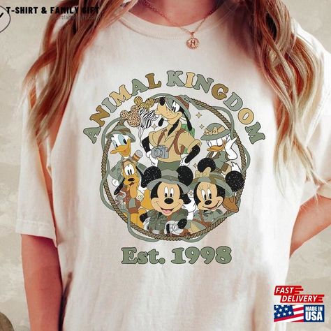 Disney Mickey And Friends Animal Kingdom Comfort Colors Shirt Walt World Safari Mode Sweatshirt T-Shirt Hoodie Check more at https://tshirtfamilygift.com/product/disney-mickey-and-friends-animal-kingdom-comfort-colors-shirt-walt-world-safari-mode-sweatshirt-t-shirt-hoodie/ Disney Animal Kingdom Shirts, Animal Kingdom Shirt, Disney Animal Kingdom, Animal Kingdom Shirts, Comfort Colors Shirt, Disney Shirts, Mickey And Friends, Magic Kingdom, Lucca