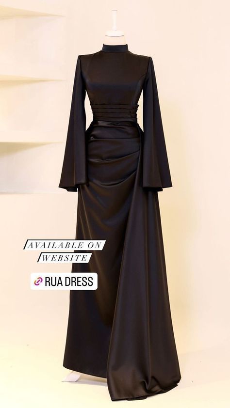 Modest Gowns Evening Classy, Summer Dresses For Wedding Guest Classy, Glamour Dress Hijab, Dresses For Wedding Guests Hijab, Dresses To Wear To A Wedding Hijab, Dress Graduation Hijab, Modest Party Wear, Hijab Party Outfit, Best Wedding Guest Dresses Classy