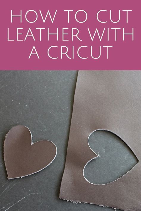 Can the Cricut cut leather? Yes it can! We are sharing all the details on how to cut leather with the Cricut and project inspiration! #cricut #cricutmade #leather #cricutmaker #cricutexplore Silhouette Cameo Leather Projects, Leather With Cricut, Leather Cricut, Cricut Leather, Cricut Jewelry, Cricut Blades, Diy Stencils, Cricut Templates, Cricut Inspiration