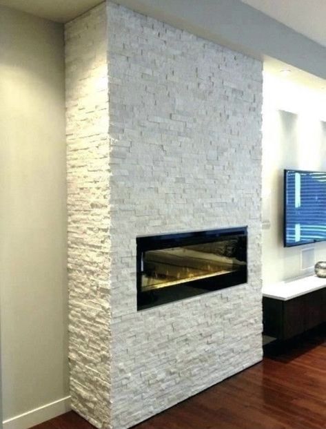 White Stone Wall Living Room, White Stacked Stone Fireplace, White Stacked Stone, Master Fireplace, Dimplex Fireplace, Stone Electric Fireplace, Veneer Fireplace, Dimplex Electric Fireplace, Modern Electric Fireplace