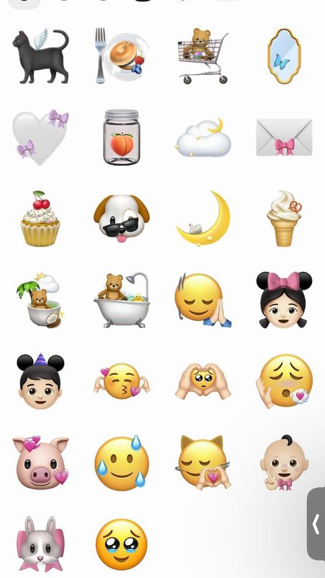 Iphone Stickers For Messages, Sticker Emoji Cute, Cute Emoji Png, Stiker Emoji Ios, Iphone Emoji Icons, Sticker Instagram Story, Ios18 Emoji, Instagram Story Gifs, Emoji Aesthetic