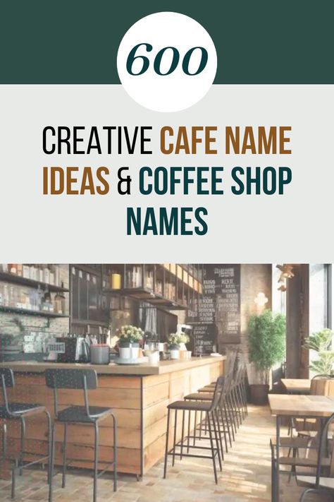 From choosing a name that captures your dream cafe to ensuring it's available for your cafe website, we've got you covered! Cafe Names Aesthetic, Coffee Cafe Names Ideas, Cool Cafe Names, Book Cafe Names Ideas, Funny Coffee Shop Names, Cute Cafe Names, Aesthetic Cafe Names, Coffee Names Ideas, Coffee Shop Names Ideas Unique