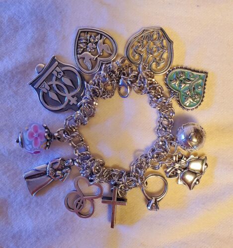 James Avery Charm Bracelet Marriage | eBay James Avery Charm Bracelet Ideas, James Avery Charm, James Avery Charm Bracelet, James Avery Bracelet, Pandora Bracelet Charms Ideas, Xoxo Jewelry, Girly Bracelets, James Avery Charms, Crystal Bead Jewelry