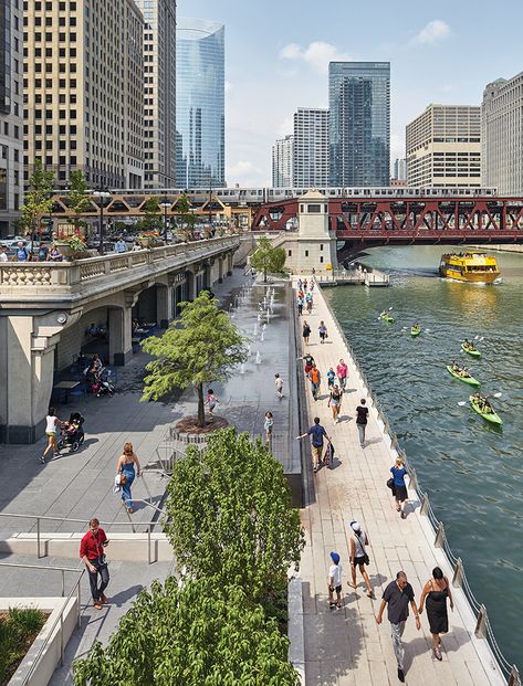 SUBMIT YOUR WORK FOR THE 2019 ASLA AWARDS Walk Photography, Landscape Architecture Magazine, Chicago Riverwalk, Architecture Magazine, Chicago River, Urban Fabric, Landscape Services, The Windy City, River Walk