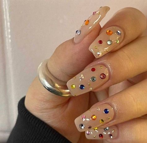 Colorful Nail, Her Nails, Pretty Nail Designs, Minimalist Nails, Beautiful Style, Fire Nails, Dream Nails, Funky Nails, Pretty Acrylic Nails